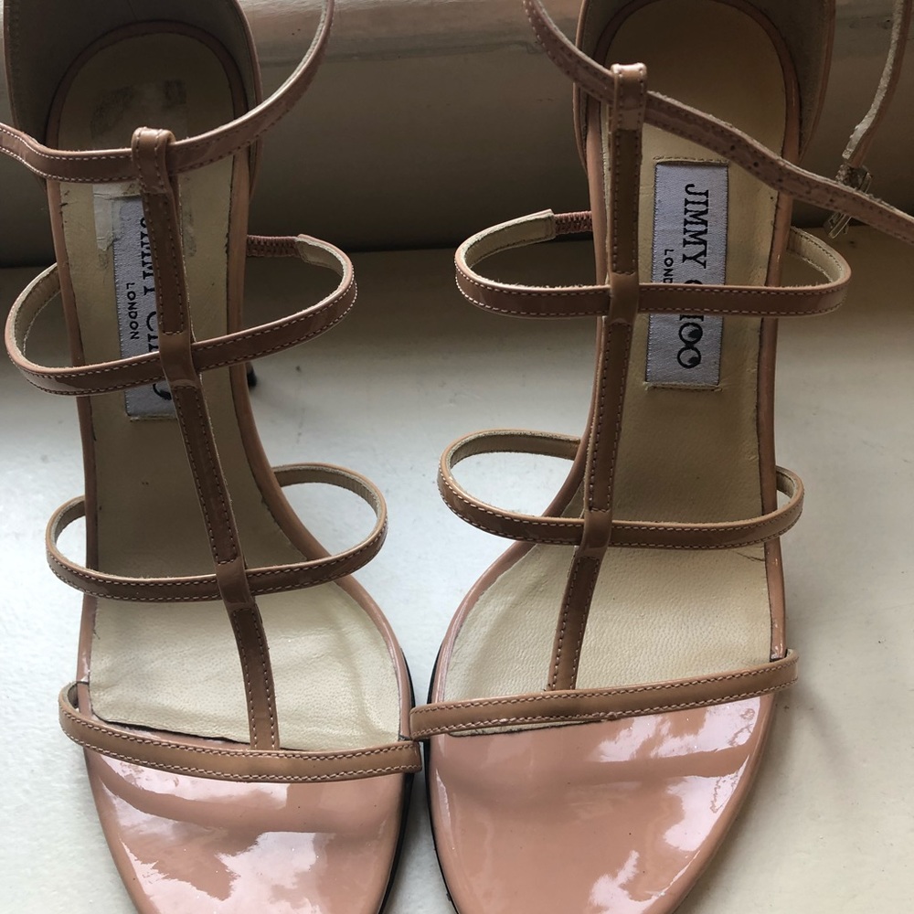 strappy jimmy choo heels